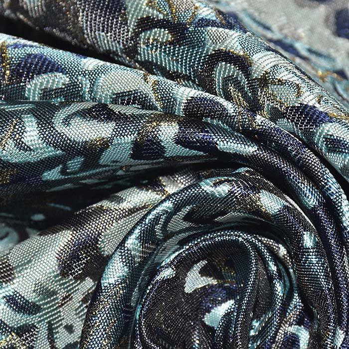 Jacquard, beidseitig, abstrakt, 29504-001, blau