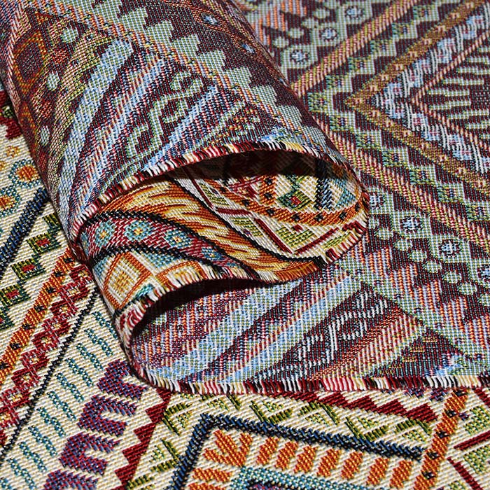 Dekojacquard, bediseitig, geometrisch, 29523-30