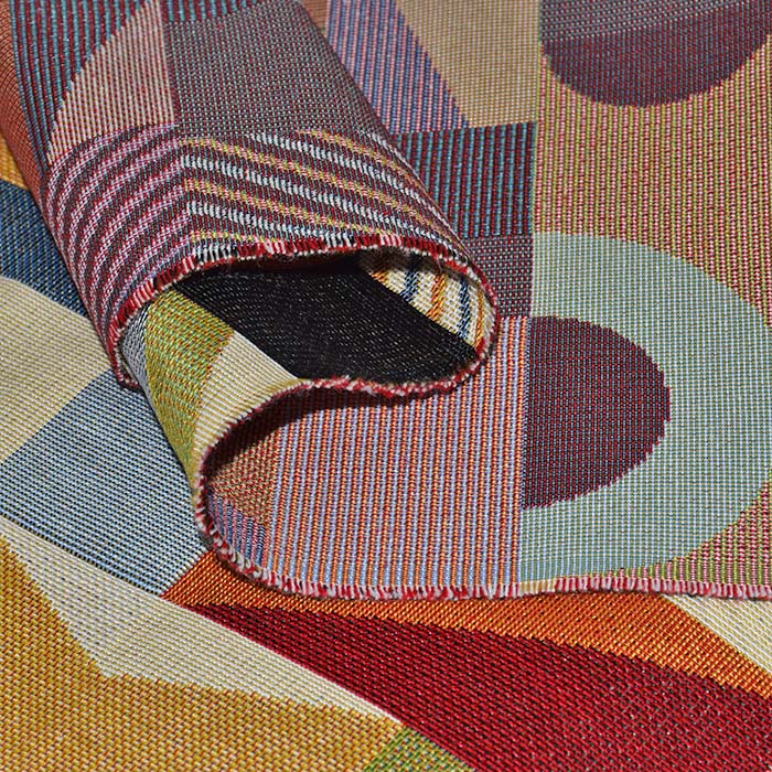 Dekojacquard, bediseitig, geometrisch, 29528-30