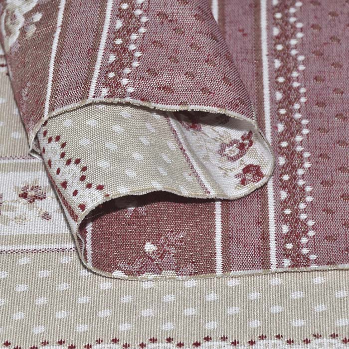 Dekojacquard, bediseitig, floral, 29529-16