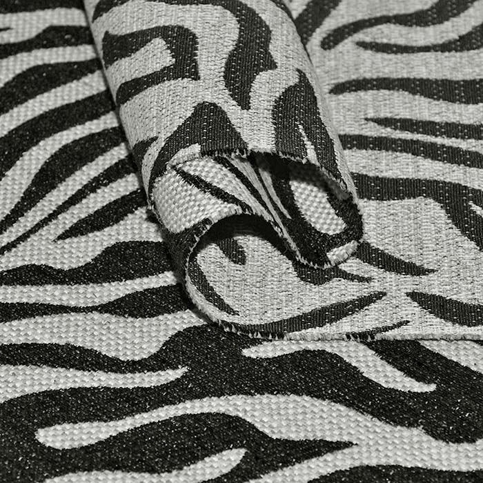 Dekojacquard, beidseitig, tierisch, 29533-6, schwarz