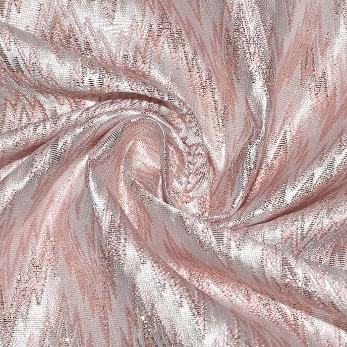 Jacquard, beidseitig, geometrisch, 29556-688, rosa