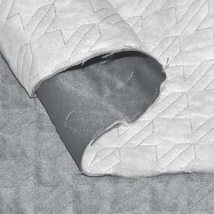 Mikrofaserstoff Sinfonia, Pepita, 29598-704, hellgrau