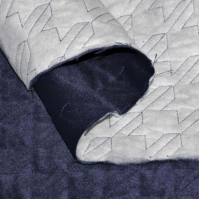 Mikrofaserstoff Sinfonia, Pepita, 29598-703, dunkelblau