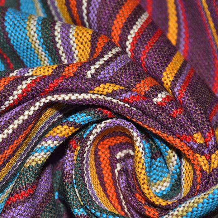 Dekobaumwolle, Streifen, 28921-002, bunt