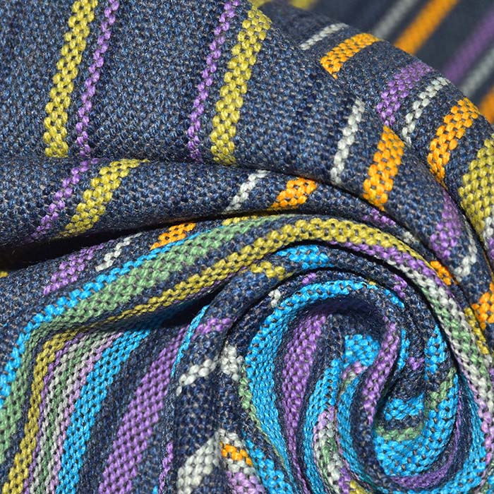 Dekobaumwolle, Streifen, 28921-700, blau