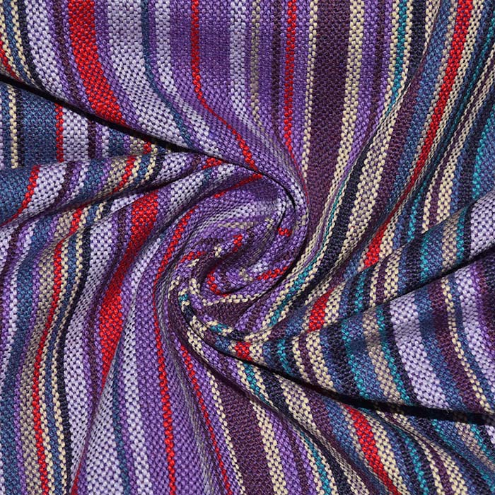 Dekobaumwolle, Streifen, 28921-001, violett