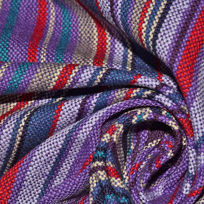 Dekobaumwolle, Streifen, 28921-001, violett