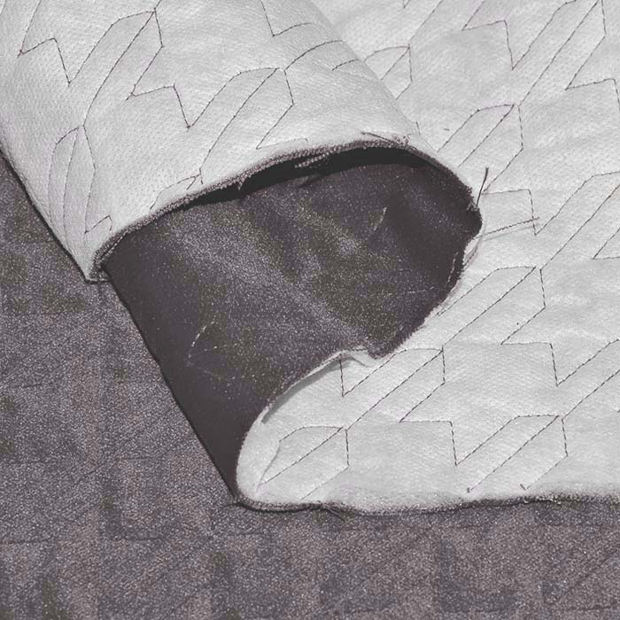 Mikrofaserstoff Sinfonia, Pepita, 29598-602, grau-braun