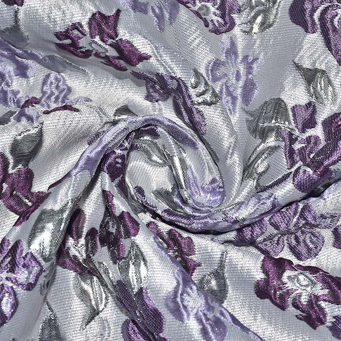 Jacquard, floral, 29644-871, violett