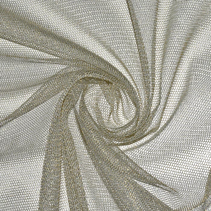 Tüll, weich, glänzend, 29647-207, golden