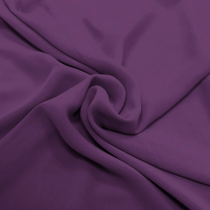 Chiffon, Polyester, 4143-33, dunkelviolett