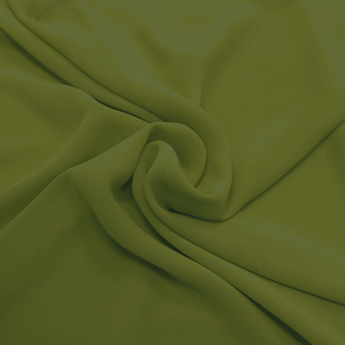 Chiffon, Polyester, 4143-50, olivengrün