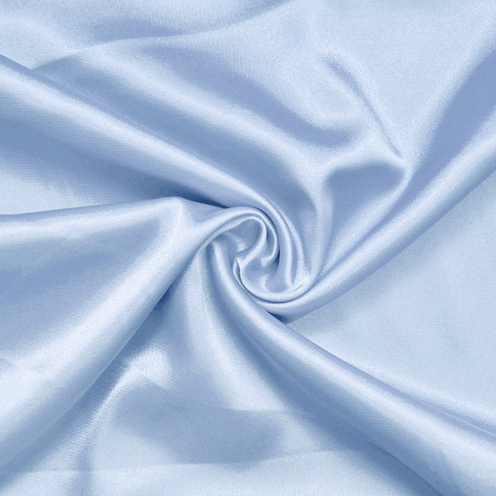 Satin, Polyester, 3093-1120, grau-blau