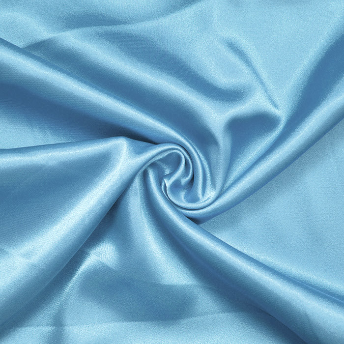 Satin, Polyester, 3093-114, blau