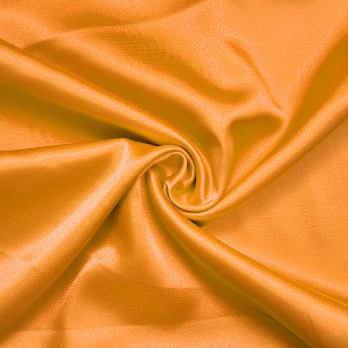Satin, Polyester, 3093-48, gelb-orange