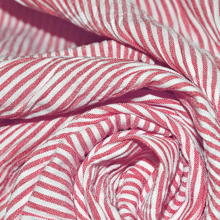 Gewebe, gesteppt, Streifen, 29726-09, rot