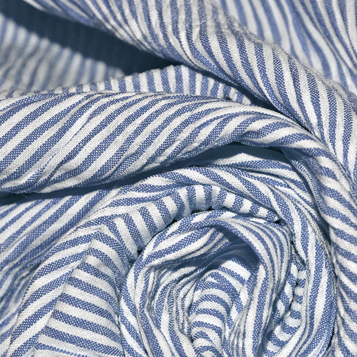 Gewebe, gesteppt, Streifen, 29726-06, dunkelblau