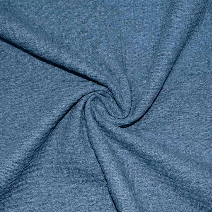 Musselin, doppelt, 4827-92, blau