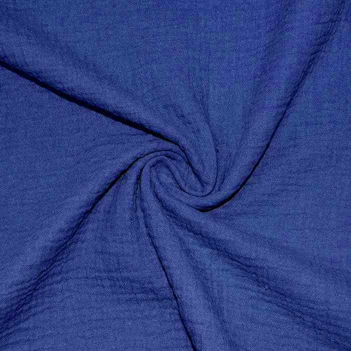 Musselin, doppelt, 4827-127, blau