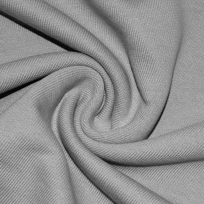 Sweatshirtstoff 10 m, Baumwolle, 107-20, hellgrau