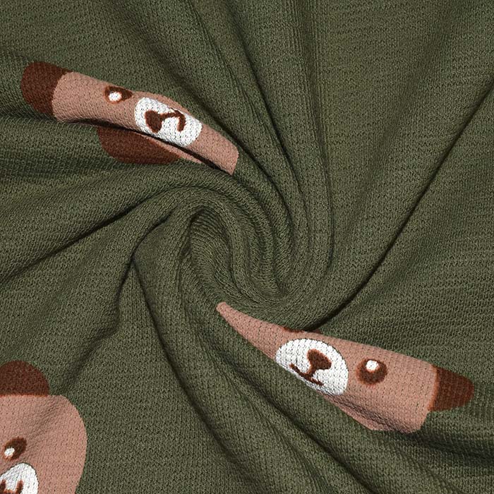 Sweatshirtstoff, krepp, digital, Bären, 29771-028