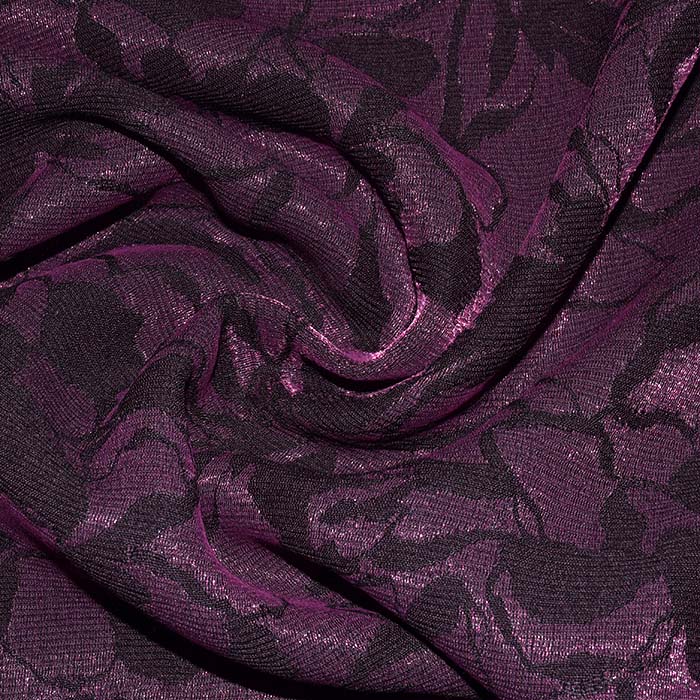 Gewebe, Viskose, floral, 29740-19, rosa