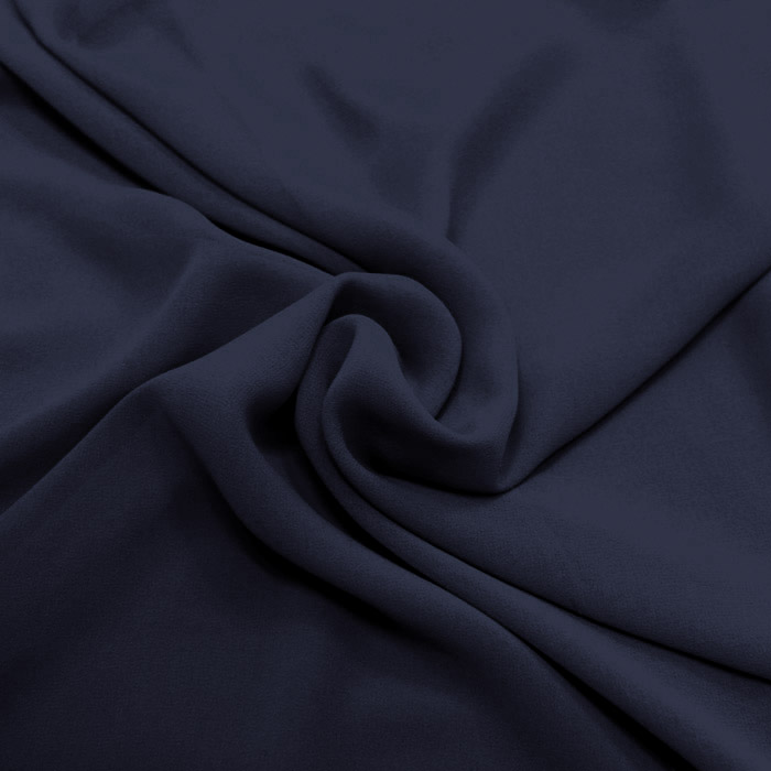 Chiffo, Polyester, 4143-430, dunkelblau