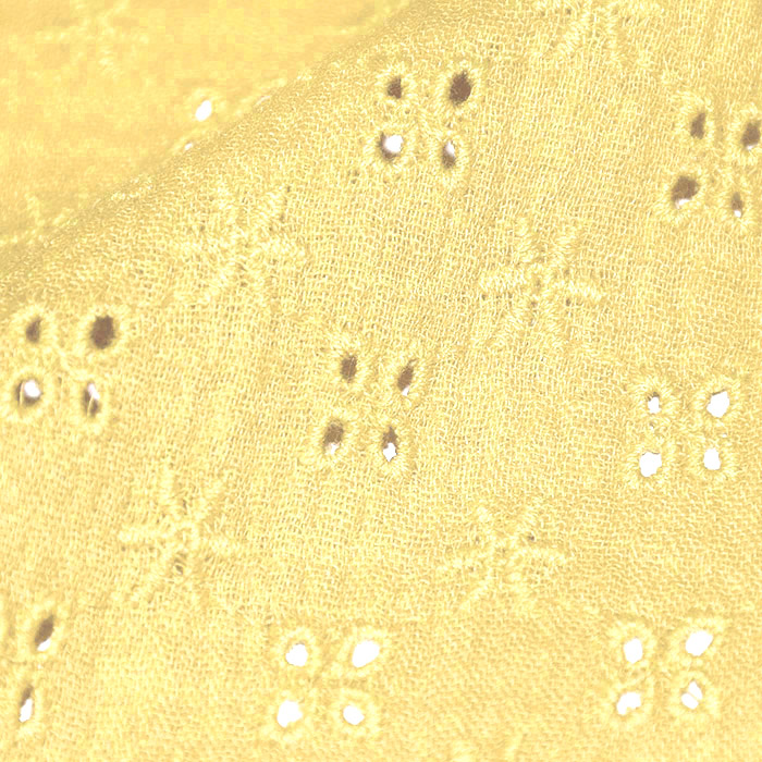 Musselin, doppelt, Richelieu, 22719-083, gelb