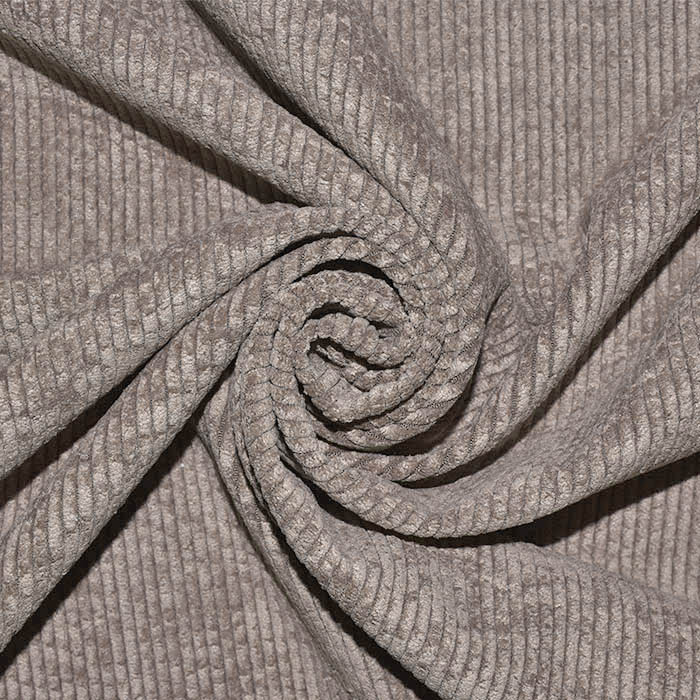 Samt, Polyester, gewaschen, 26092-530, braun-beige