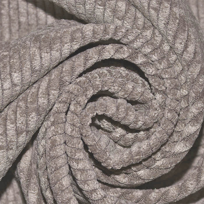 Samt, Polyester, gewaschen, 26092-530, braun-beige