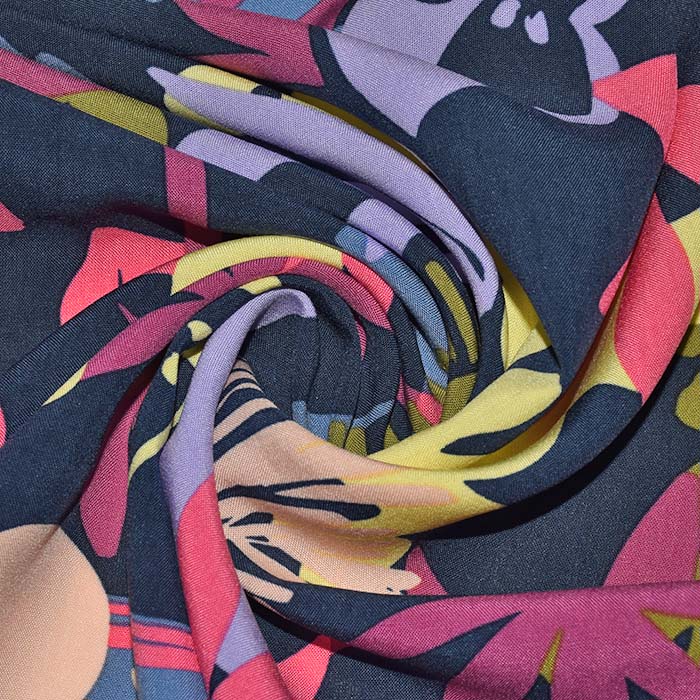 Gewebe, Viskose, floral, 29792-003, blau