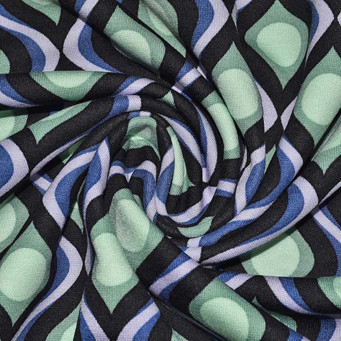 Wirkware, dicht, oriental, 29795-001, mint-violett