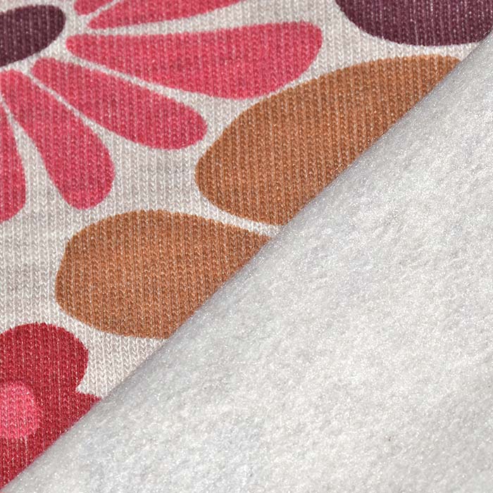 Sweatshirtstoff, flauschig, floral, 29803-037