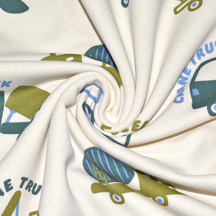 Sweatshirtstoff, flauschig, für Kinder, 29806-077, sahne