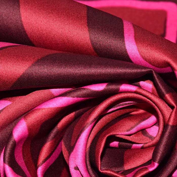 Satin, Baumwolle, geometrisch, 29820-002, bordeaux
