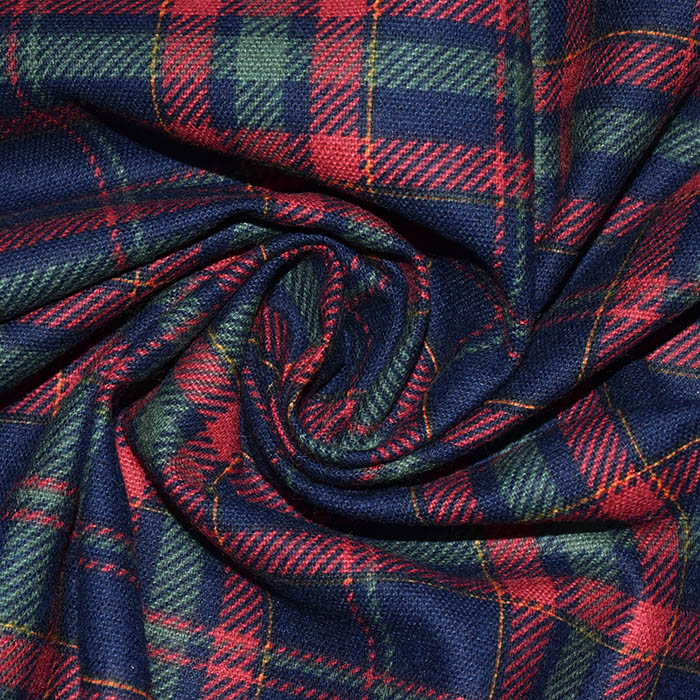 Flanell, Baumwolle, Karo, 29824-001, grün-blau