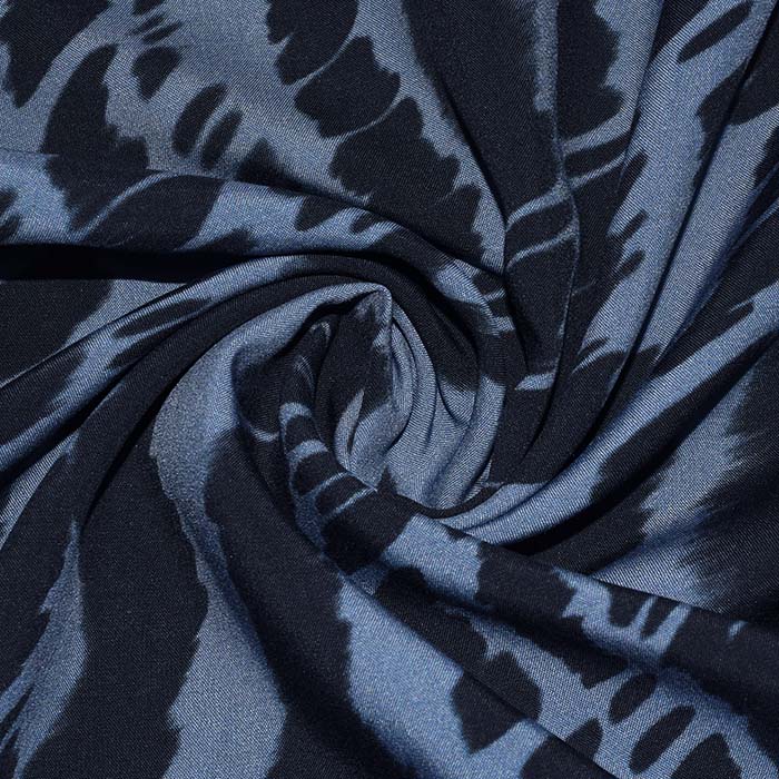 Gewebe, Viskose, digital, abstrakt, 29826-003, blau