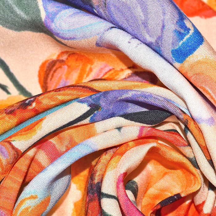 Gewebe, Viskose, digital, floral, 29827-001
