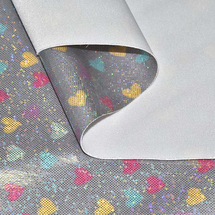 Regenmantelstoff, Hologramm, Herzen, 298466-001