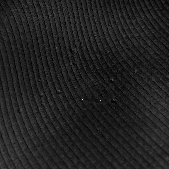 Samt, Polyester, gewaschen, wasserabweisend, 29853-069, schwarz