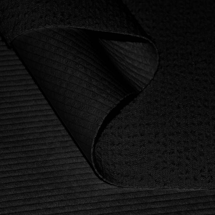 Samt, Polyester, gewaschen, wasserabweisend, 29853-069, schwarz