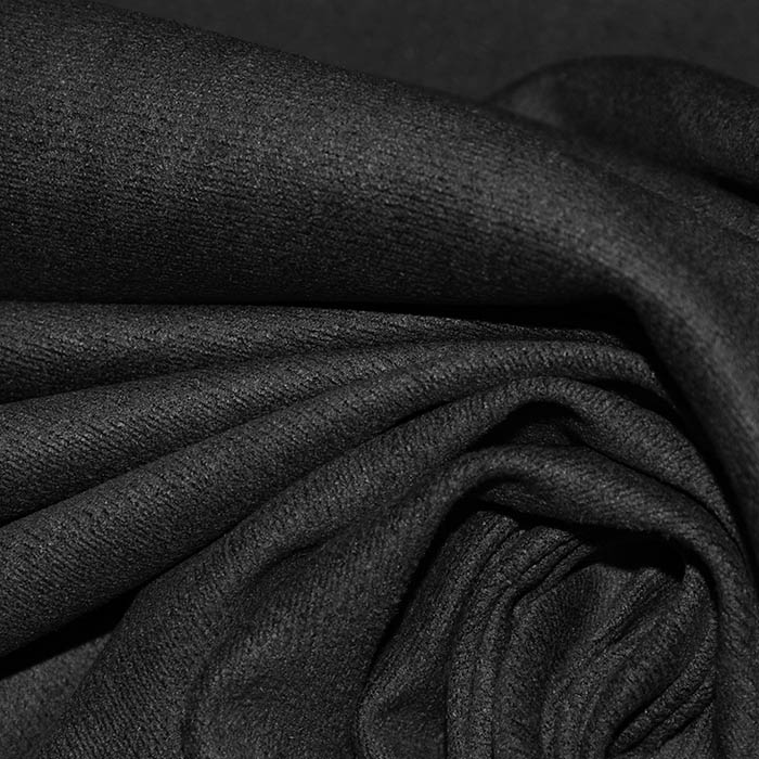 Samt, geschliffene Wirkware, 29854-690, schwarz