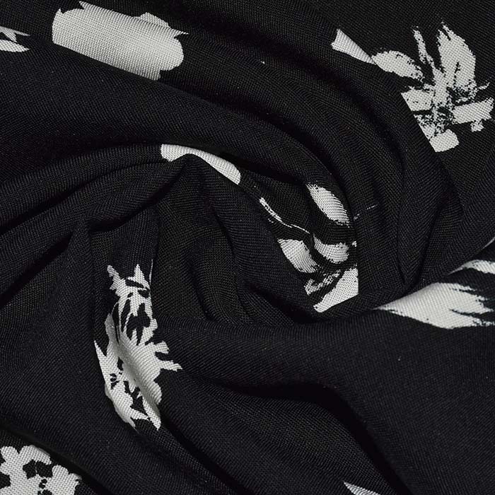 Gewebe, Viskose, floral, 29895-04