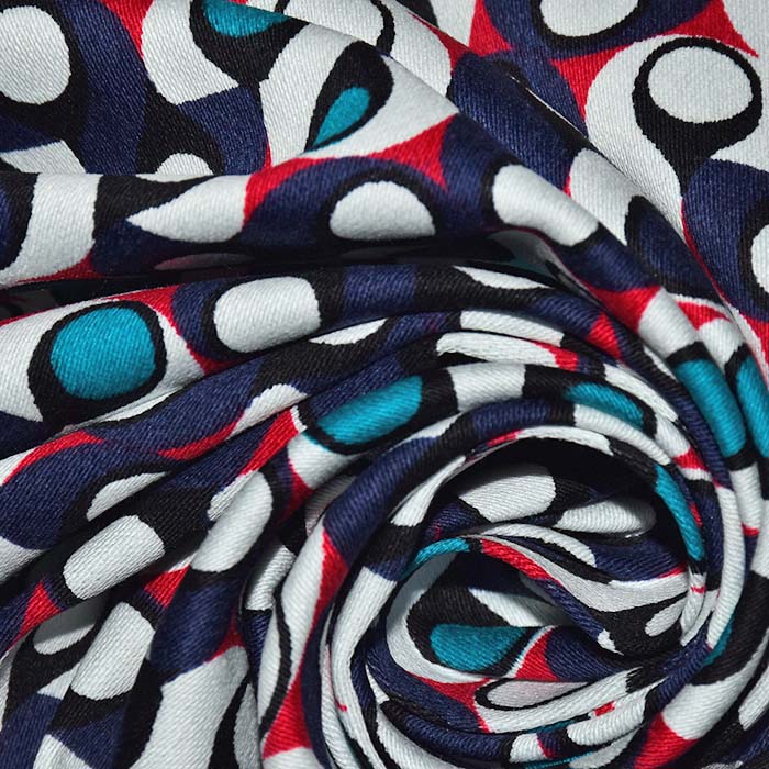 Satin, Baumwolle, Ornament, 29897-05