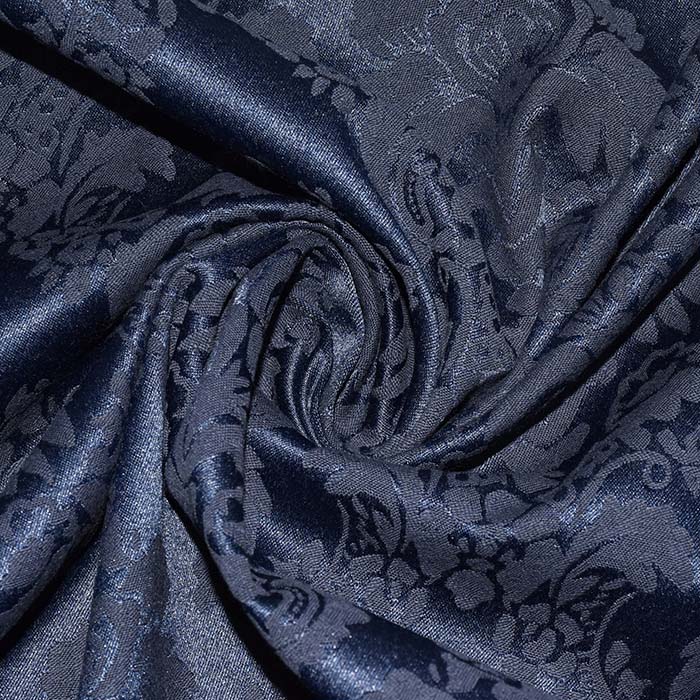Jacquard, beidseitig, Ornament, 29898-03, dunkelblau