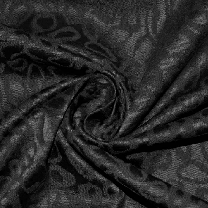 Jacquard, beidseitig, tierisch, 29898-04, schwarz