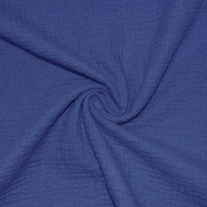 Musselin, doppelt, 18746-1006, blau