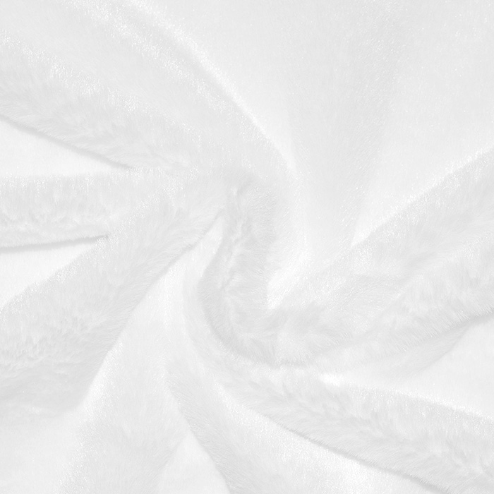 Kunstpelz, kurzhaar, 27443-11, weiß