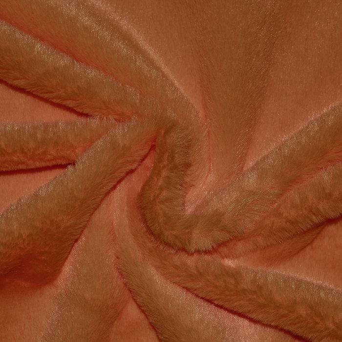 Kunstpelz, kurzhaar, 27443-14, ziegelfarben